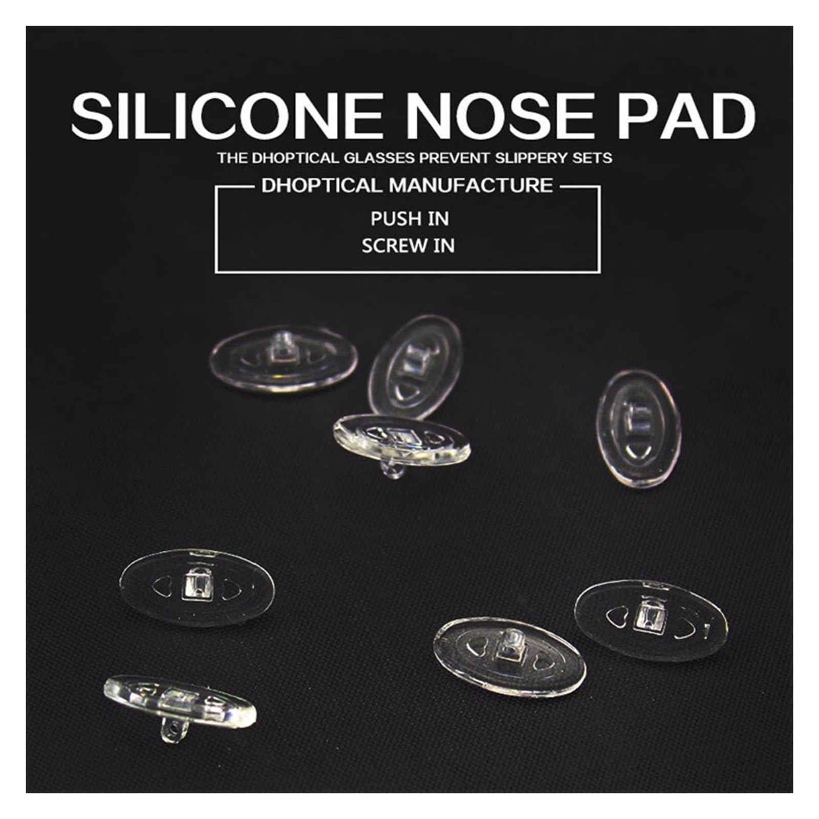 250 Paar Silikon-Nasenpads