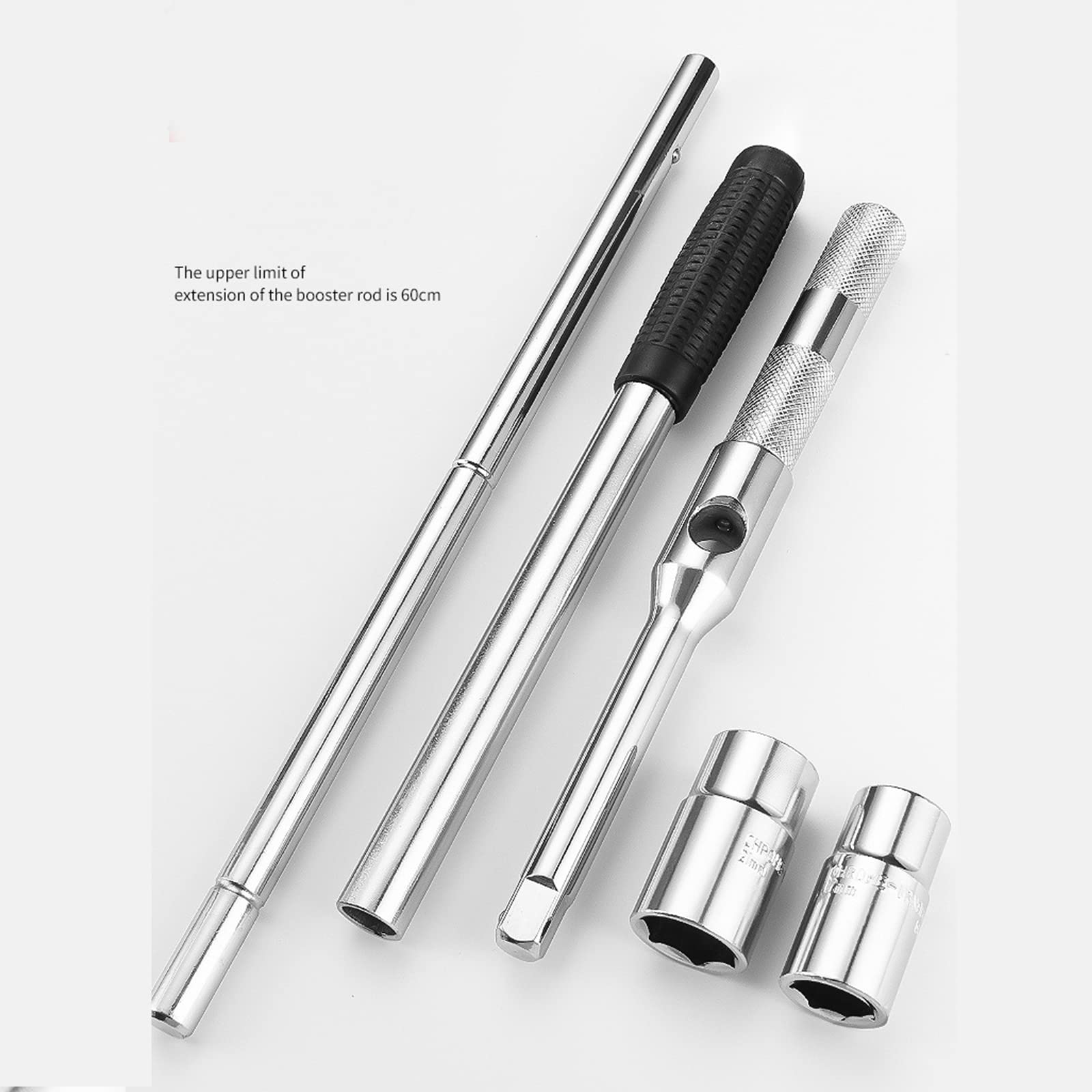 Llave de rueda de coche, llave cruzada para herramienta de reparación de automóviles de 17-19 mm, 21-23 mm, llave de vaso de desmontaje mecánica, taller, llave cruzada para neumáticos