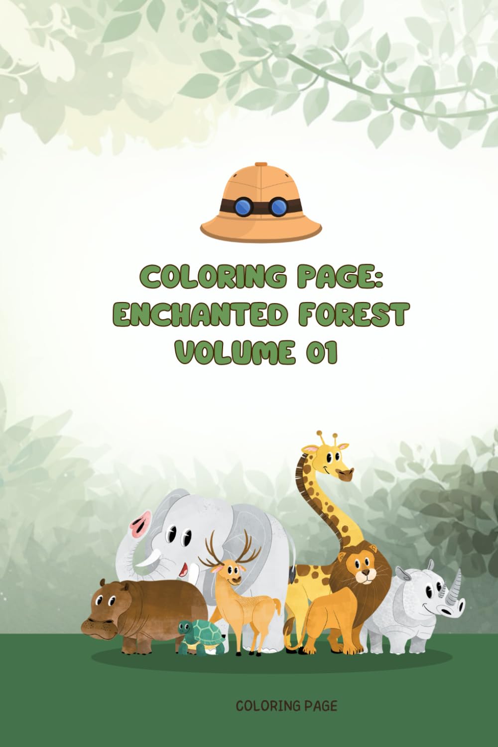 Coloring Page:: Enchanted Forest Volume 01