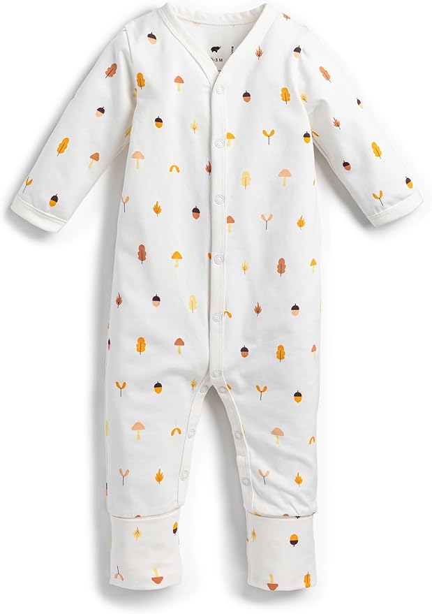 monica + andy On the Go Baby One Piece, 100% Organic Baby Clothes for Girls & Boys, Sizes For Preemie, Newborn, & Infant