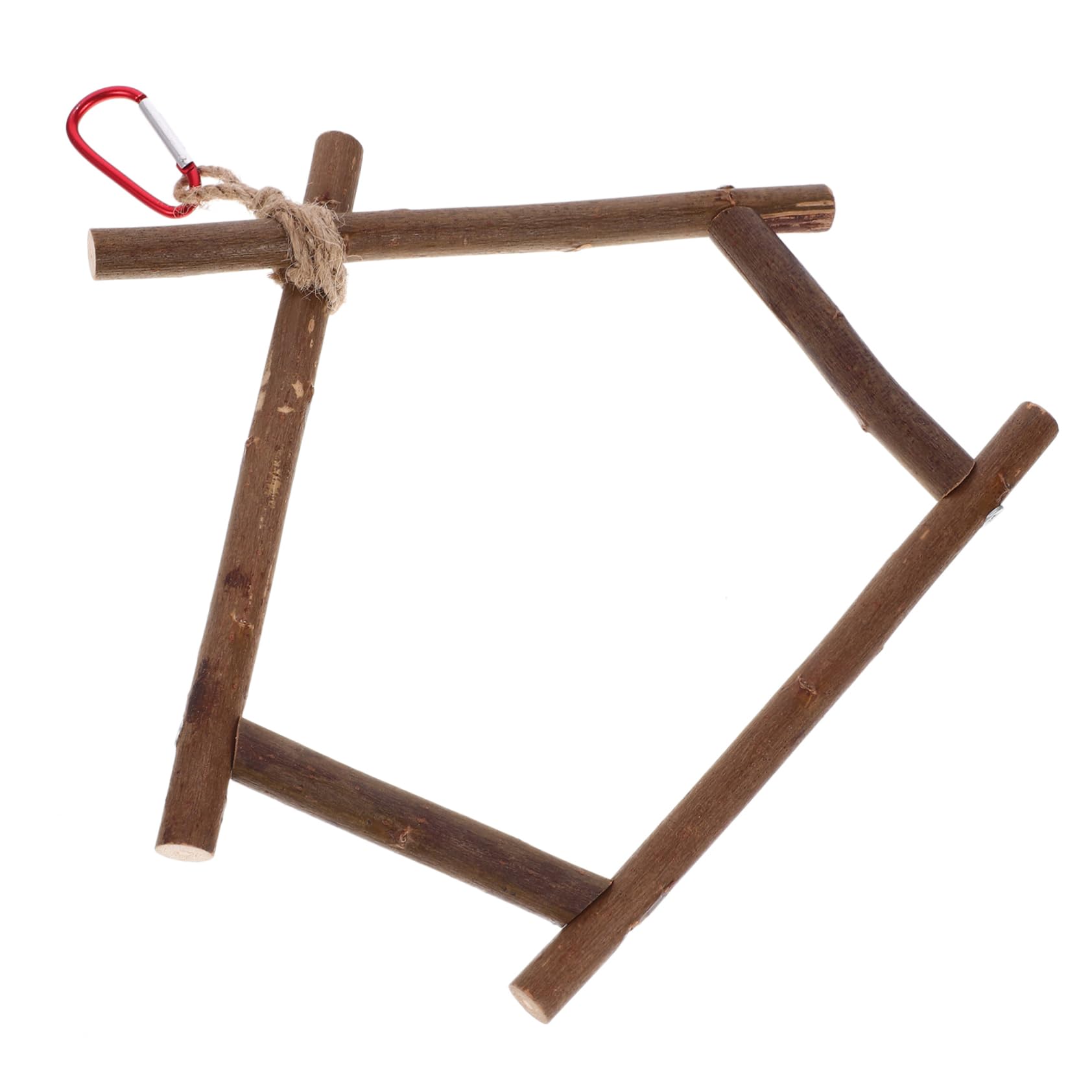 HANABASS 5pièces Perchoir Naturel pour Oiseaux Jouet De Forme De Maison pour Perruches Et Perroquets Accessoire De Cage Et