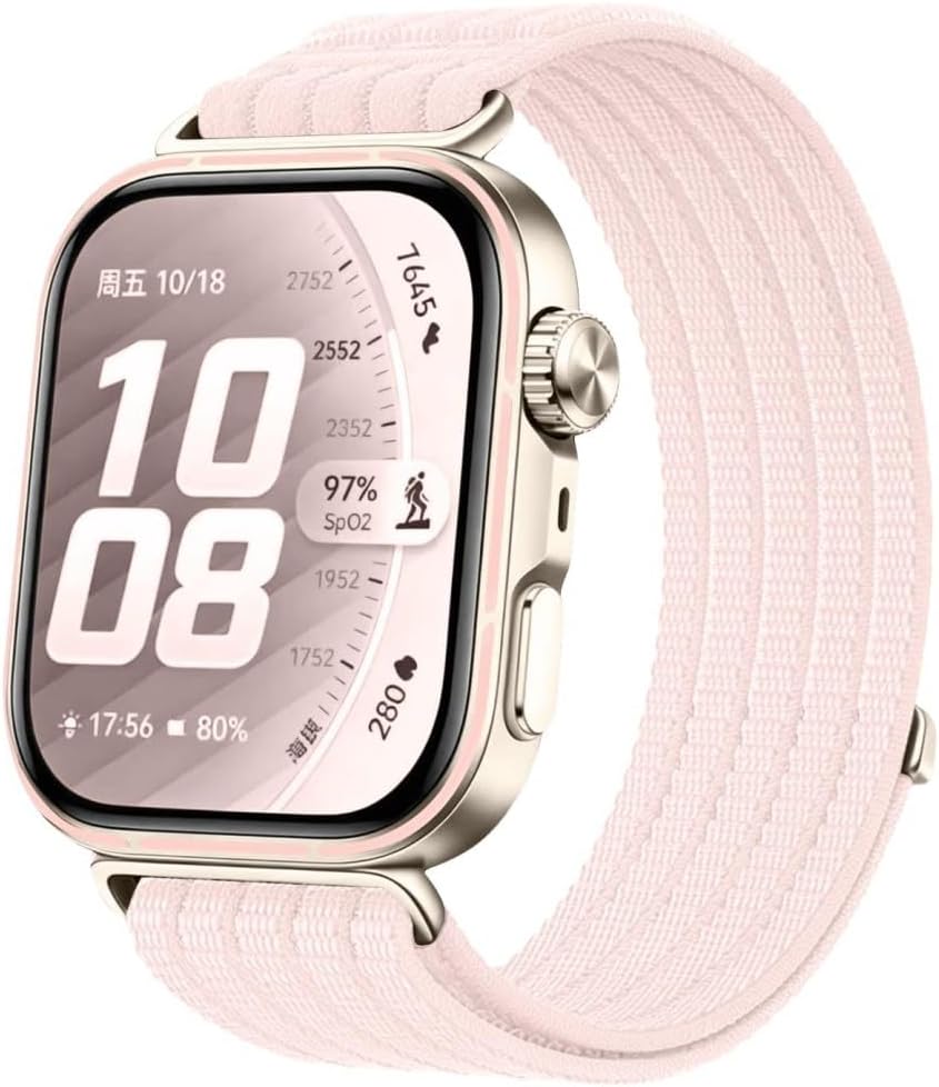 UnDePlus Huawei Watch Fit 5/ Fit 5 Pro/Fit 4/ Fit 4 Pro/Fit 3 ile uyumlu Kordon Hafif Hasır Dokuma Havalandırmalı Band Fit 5 Pro Lansman