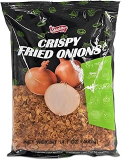 Shirakiku Crispy Fried Onion | Japanese Crunchy Chopped Onions Topping | Ideal for Enhancing Asian Soups, Salads, and Casseroles | 14.1 OZ Bag - Pack Of 1