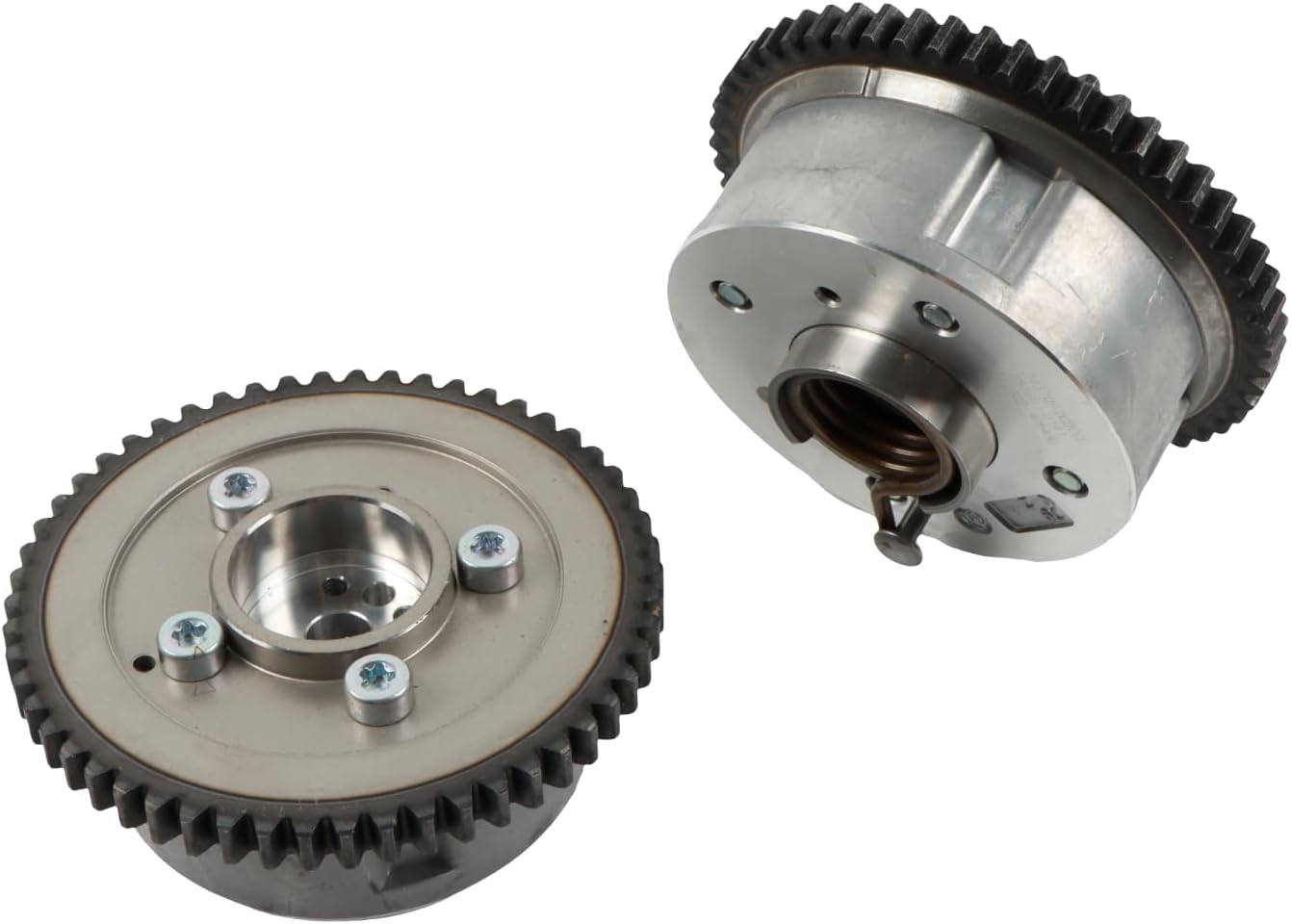 2pcs Intake Exhaust Camshaft Timing Gear Compatible with Genesis Coupe Santa Fe Sonata Tucson 2.4L Replace OE 24350-25000 24370-2G000