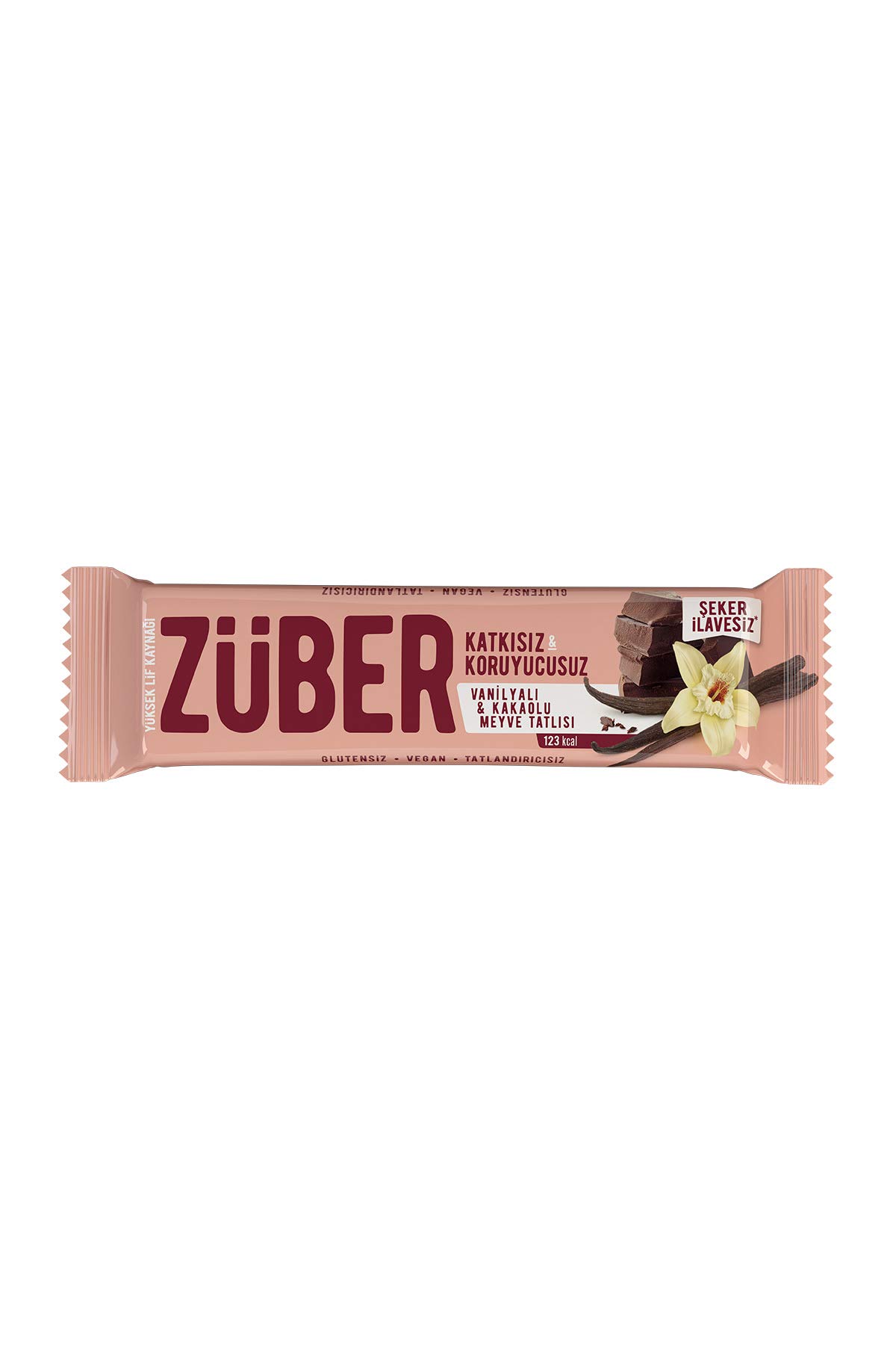 Züber Vanilyalı ve Kakaolu Meyve Tatlısı 40Gr