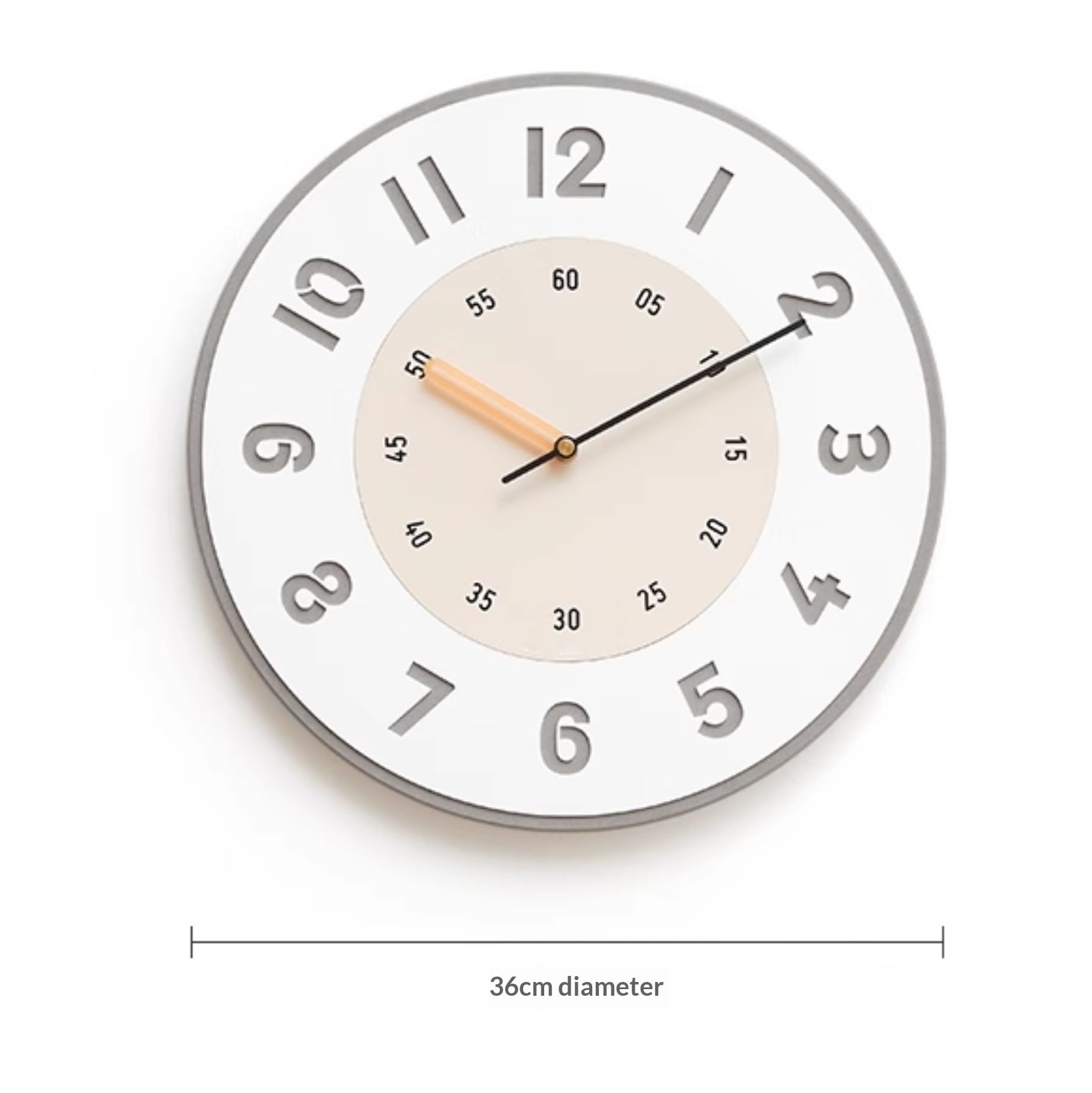Orologio da parete in stile nordico, funzionamento silenzioso