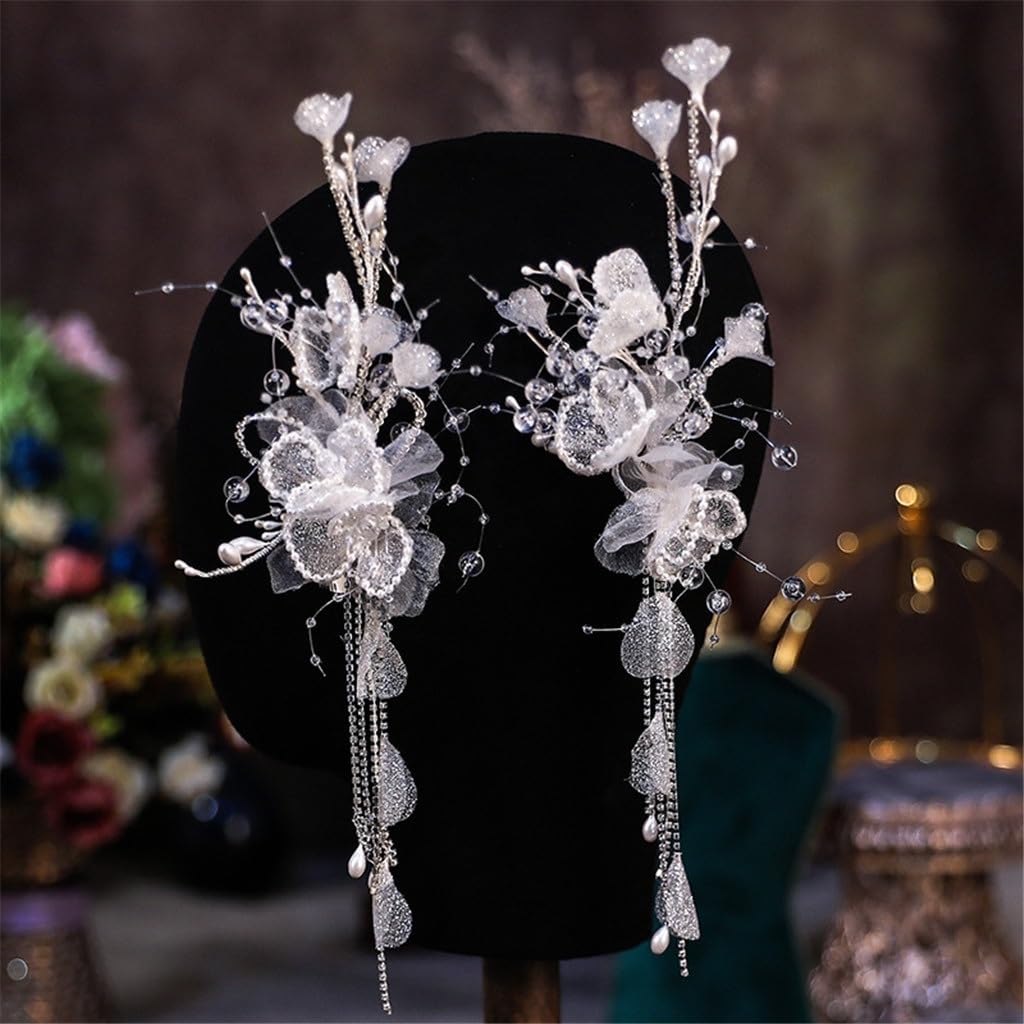 Bridal Headwear Hand-made Floral Clip Mori Edge Wedding Dress Hair Accessories
