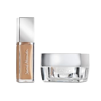 Jerome Alexander JA Basic TLC 3-in-1 Undereye Tightener & Concealer - Conceals Dark Circles, Reduces Under Eye Bags, and Minimizes the Appearance of Fine Lines & Wrinkles Medium Dark