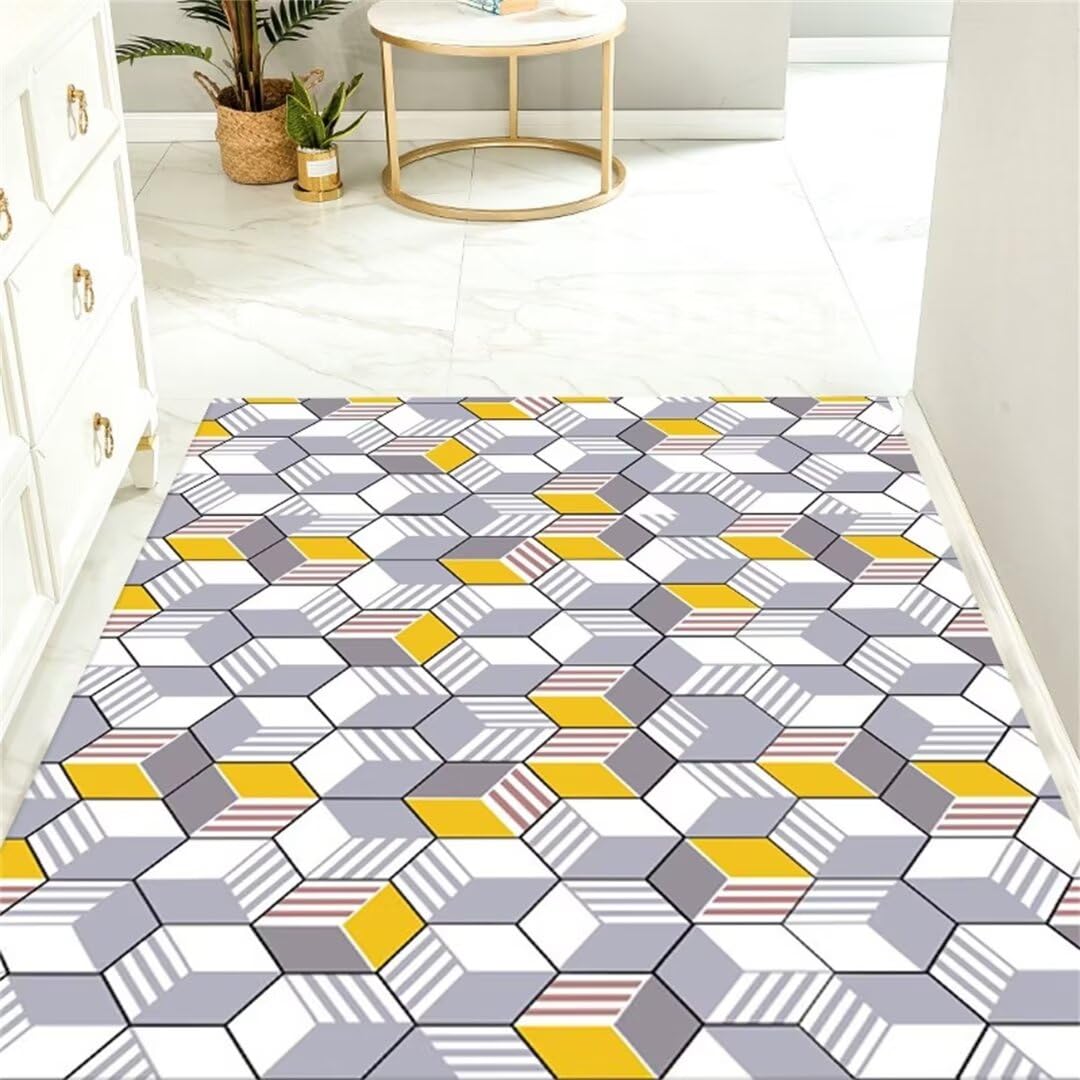 Tapis cuisine antidérapant haut de gamme durable pour déco chambre adulte et entrée chic