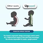 Upseat Baby Floor Seat Booster Chair for Sitting Up with Removable Tray for Meals and Playtime, Developed with Physiotherapists for Safe and Healthy Hip Development and Posture, Made in Canada (Coconut)