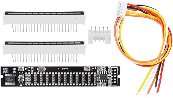 Oumefar Mini DIY двойной 12-уровневый стерео музыка индикатор уровня аудио спектра VU метр плата усилителя регулируемая скорость света DIY плата электронные наборы индикатор уровня