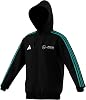 adidas Men's Mercedes-AMG Petronas Formula One Team Full Hooded Track Top, BlackWhite