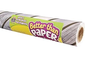 Better Than Paper® Herringbone White Wood Bulletin Board Roll, 4' x 12'
