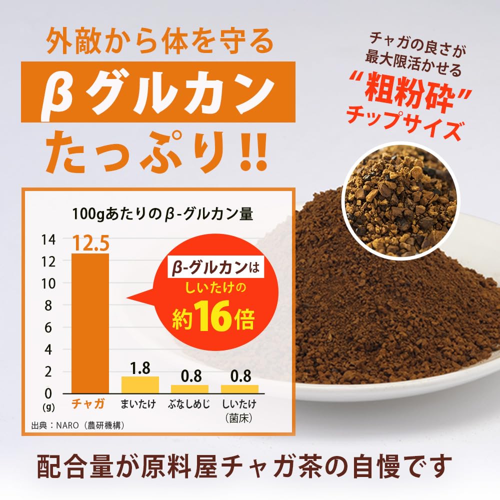 Amazon.co.jp: [ 健康食品の原料屋 公式 ] チャーガ茶 (カバノアナタケ