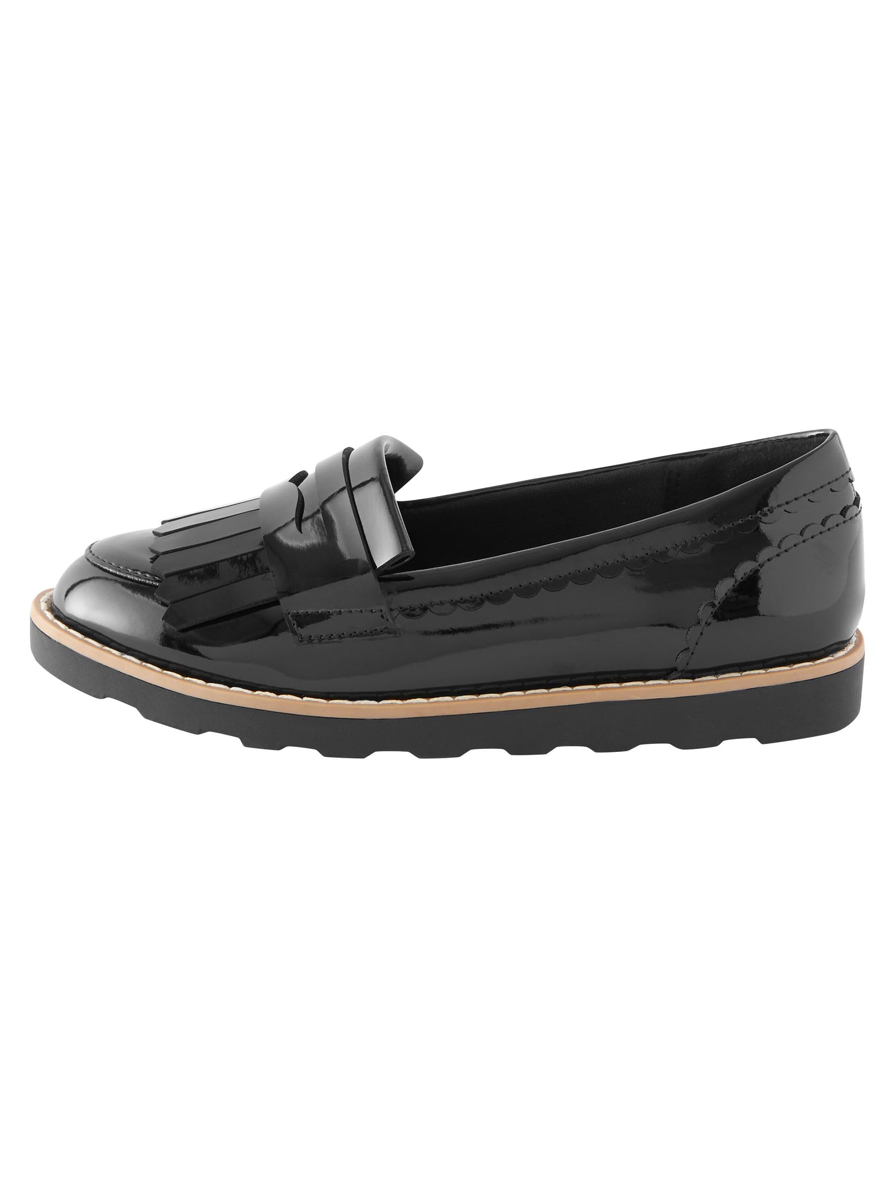 NEXT Fille Mocassins d’école à Glands - Pointure étroite (E)