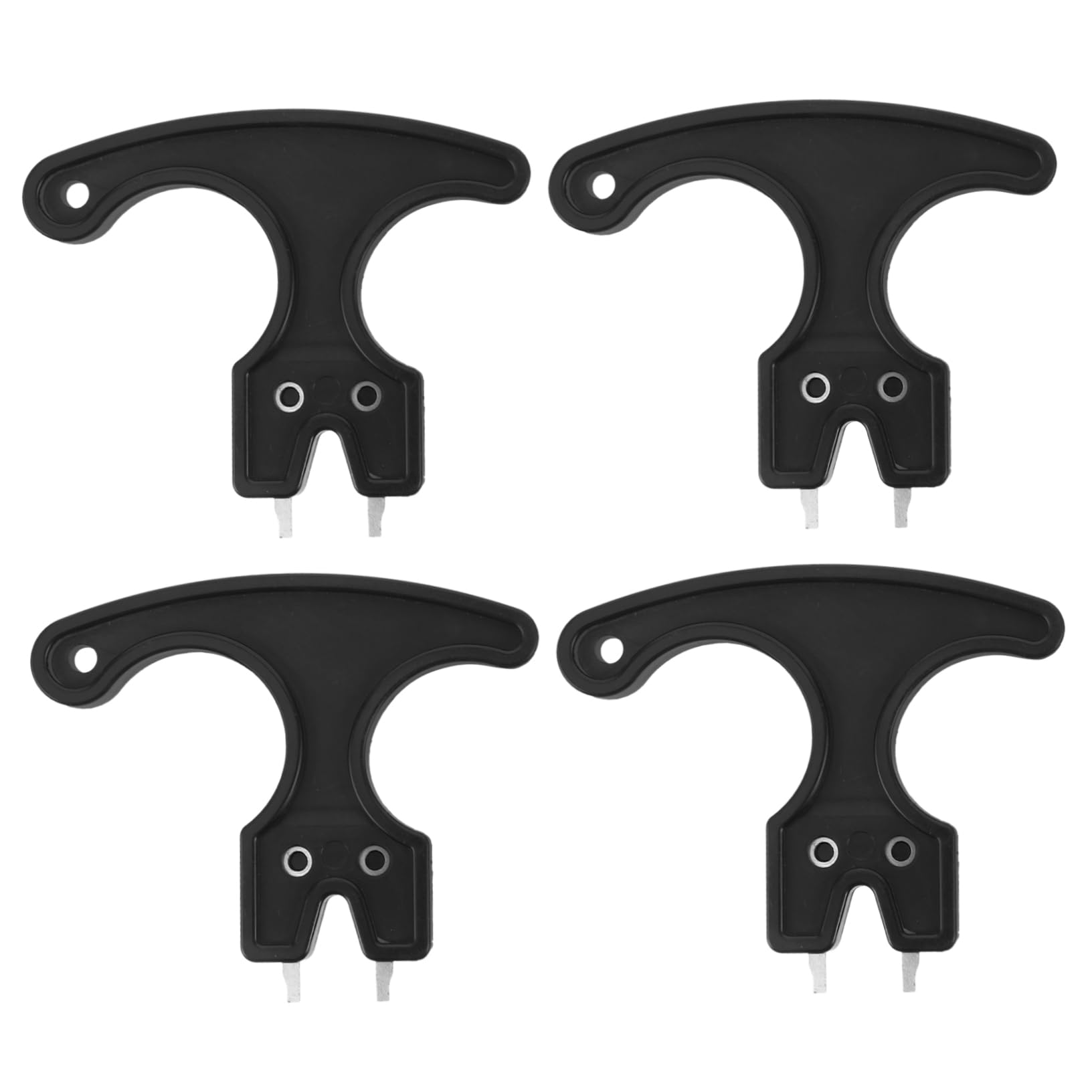 OSOLADY 4pcs Golf Shoe Spikes Wrench: Multifunction Golf Cleats Spanner Universal Adjustment Key Replacement Tool For Training Competition