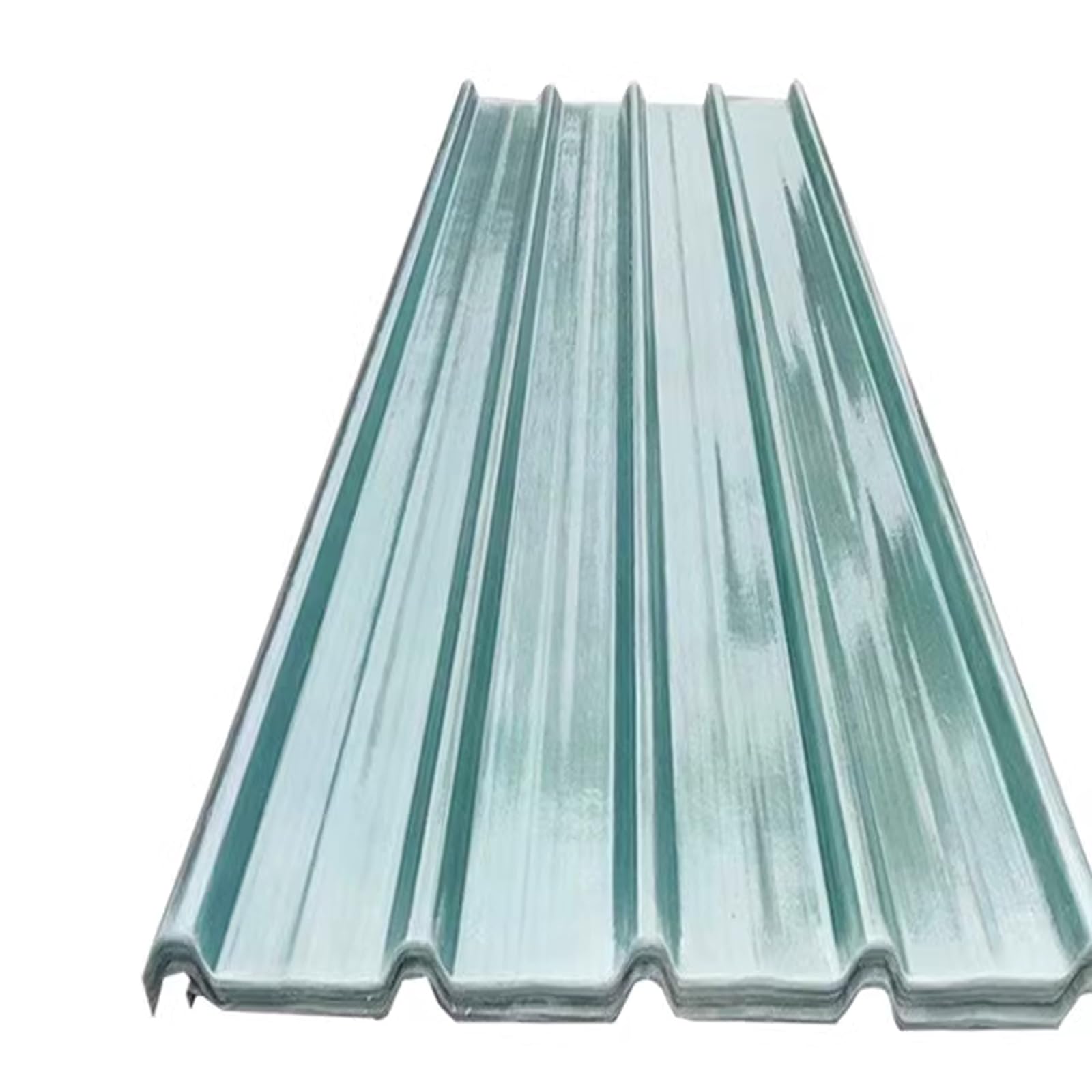 Placa de Iluminación Natural de Fibra de Vidrio de 1mm,Panel para Tejado Aislantes del Calor,Paneles para Tejado Transparente,Panel de Revestimiento Trapezoidal Ondulada (0.9x1.6m/35x63in,1 pcs)
