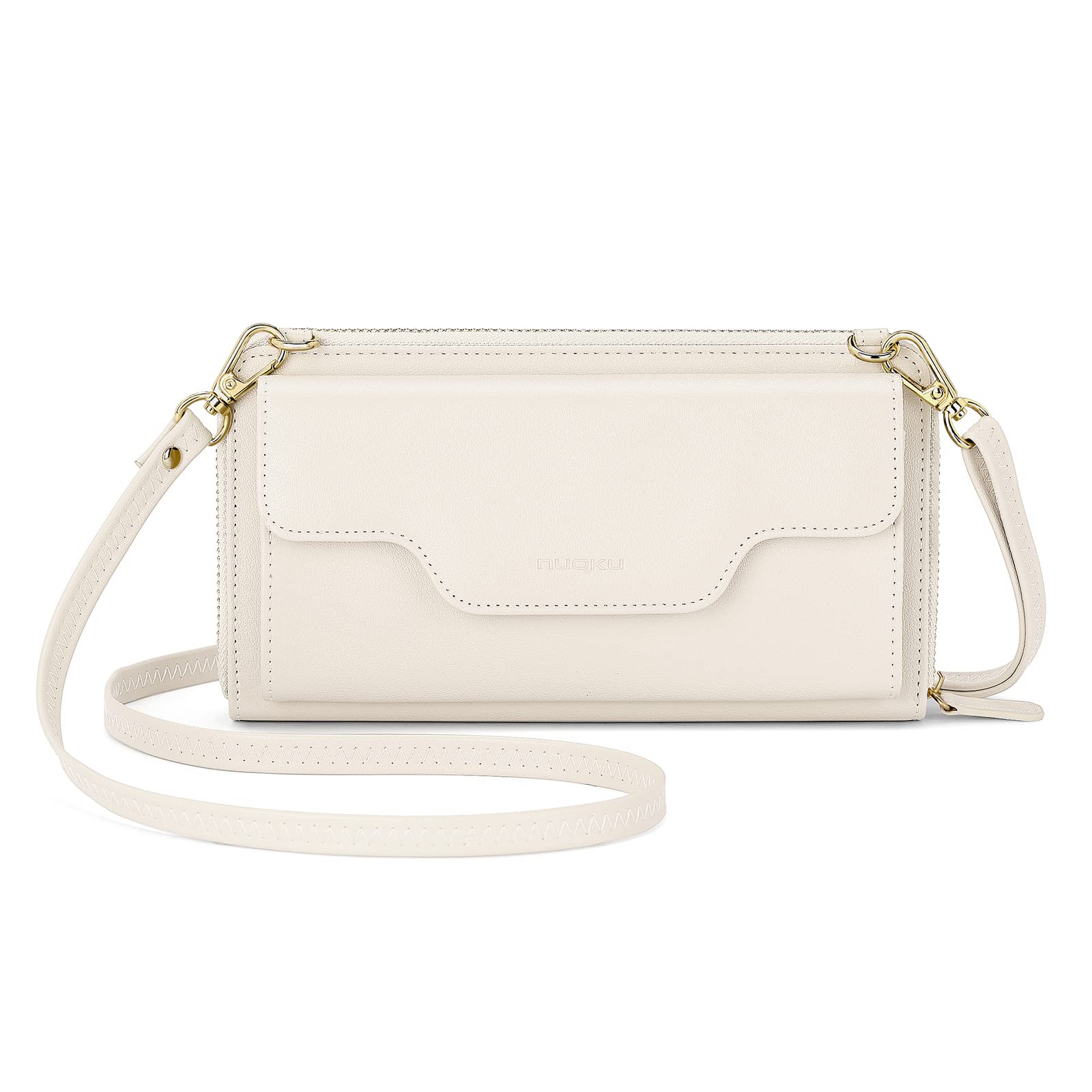 Small Purse for Women, RFID Blocking Wristlet Wallet, Crossbody Clutch with Cell Phone Pocket