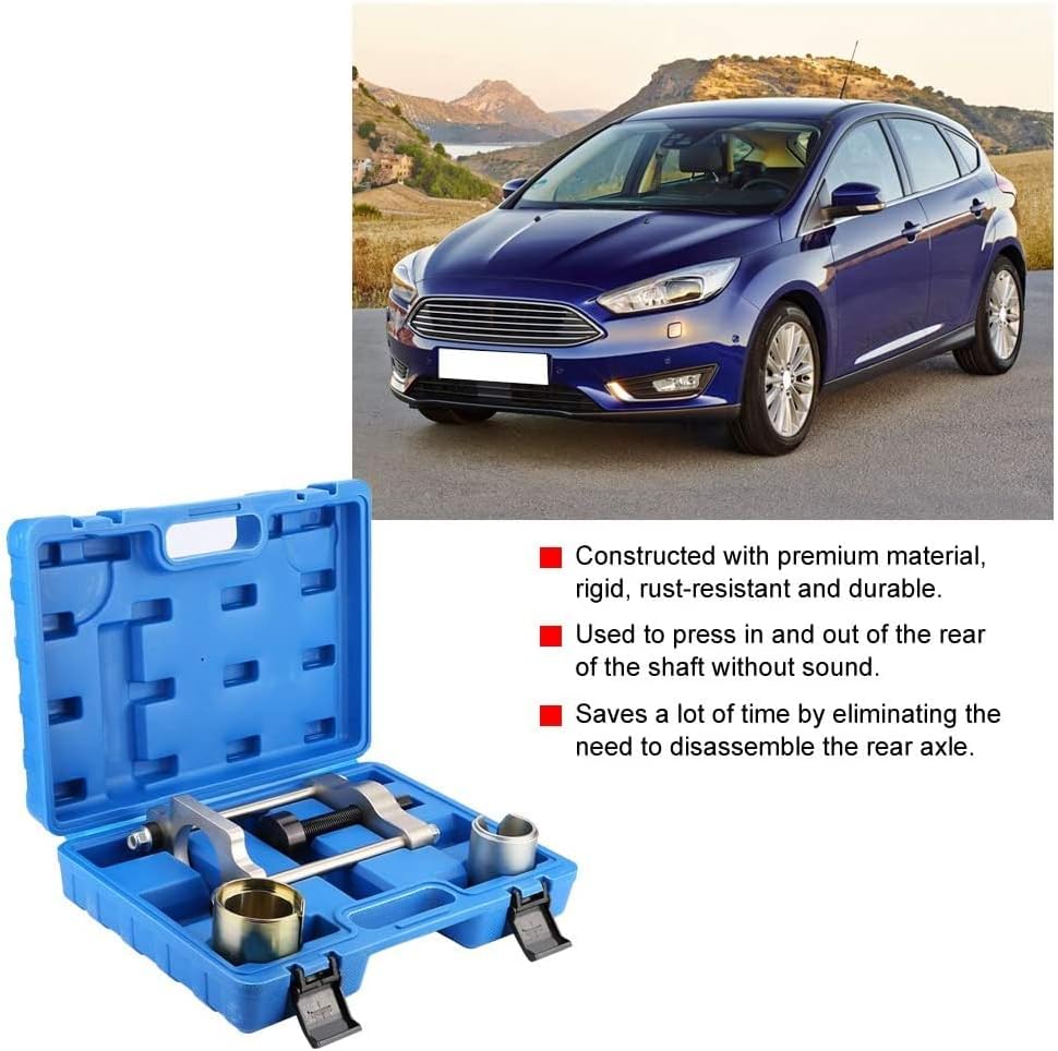 Vista 2 de lesolar Trailing Arm Bushing Tool Kit Suspension Control Arm Bushing Tool Kits Rear Bushing Removal Tool Kit with Storage Carrying Case Suitable for