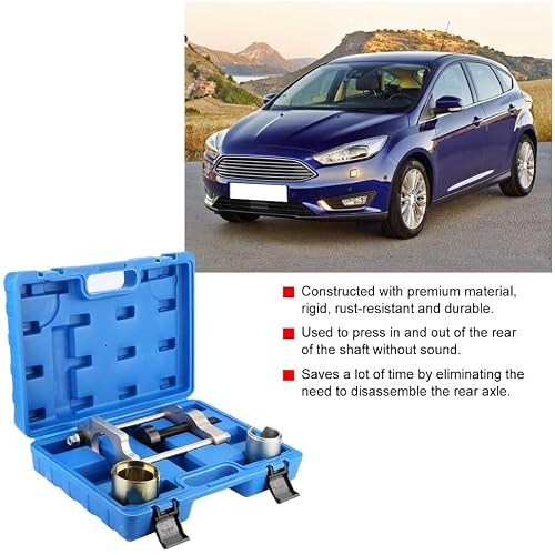 Lesolar Trailing Arm Bushing Tool Kit Suspension Control Arm Bushing Tool Kits Rear Bushing Removal Tool Kit For Ford Focus Mazda Volvo With Storage Carrying Case #TOP1