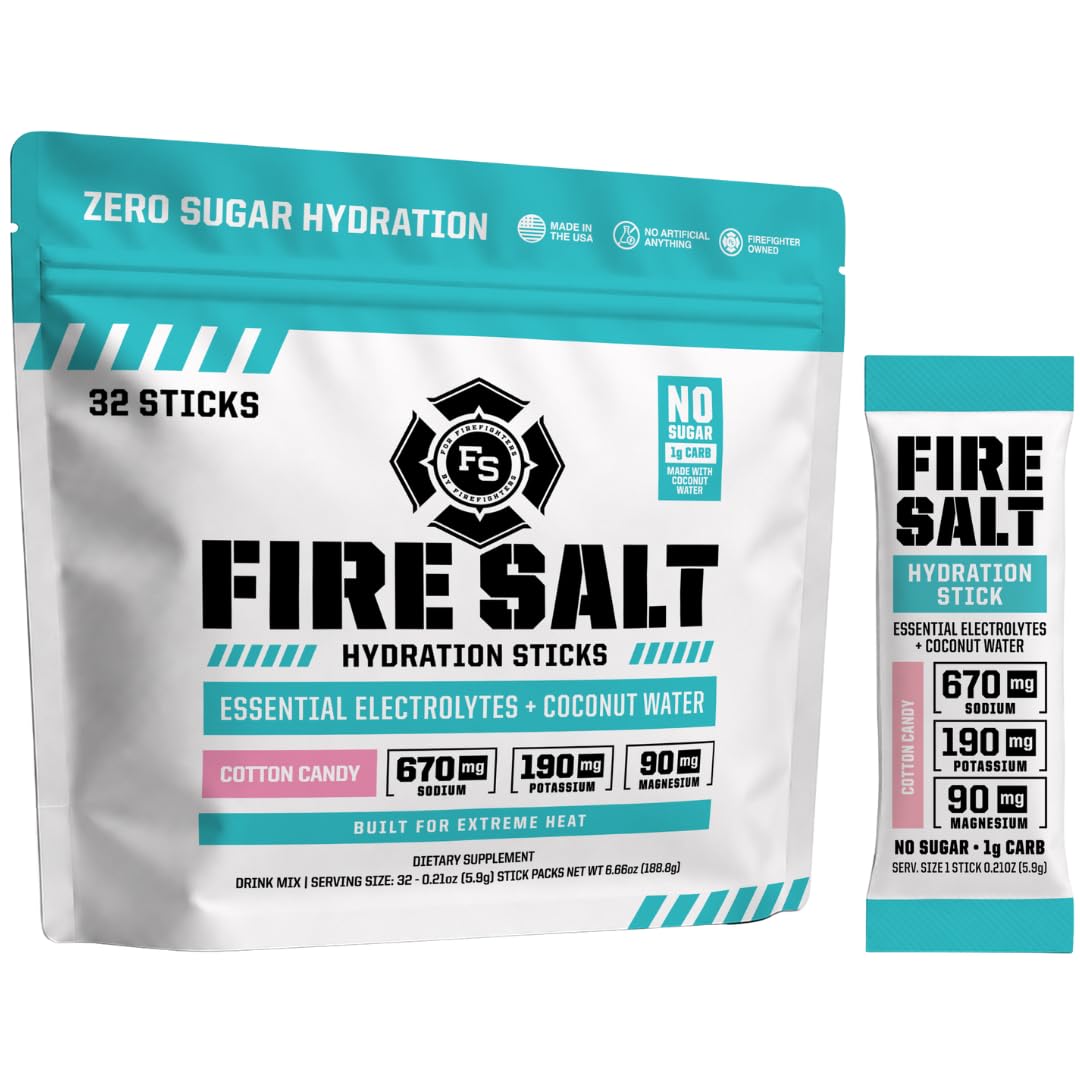 Fire Salt Variety Pack Electrolyte Hydration Sticks, Zero Sugar, 32 Count — Amazon image 13