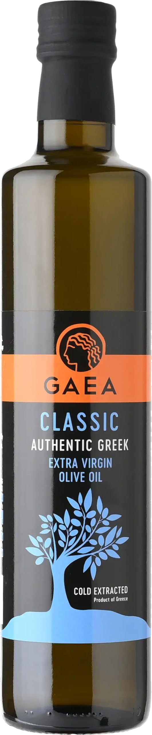 Classic Authentic Greek Extra Virgin Olive Oil, 16.9 Fl Oz | Cold Extracted Olive Oil from Greece | Balanced Flavor for Cooking, Dressing & Dipping | Non-GMO, All-Natural