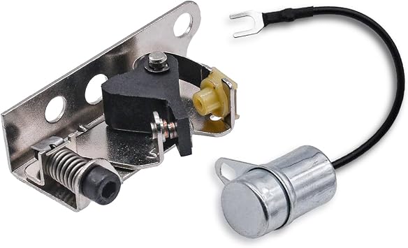 160-1183 312-0246 Lawn Mower Point & Condenser Set Compatible with Onan B Series B48G B48M B43E B43G B43M and John Deere Lawn Mower Tractors 316 318 420 F910 F930