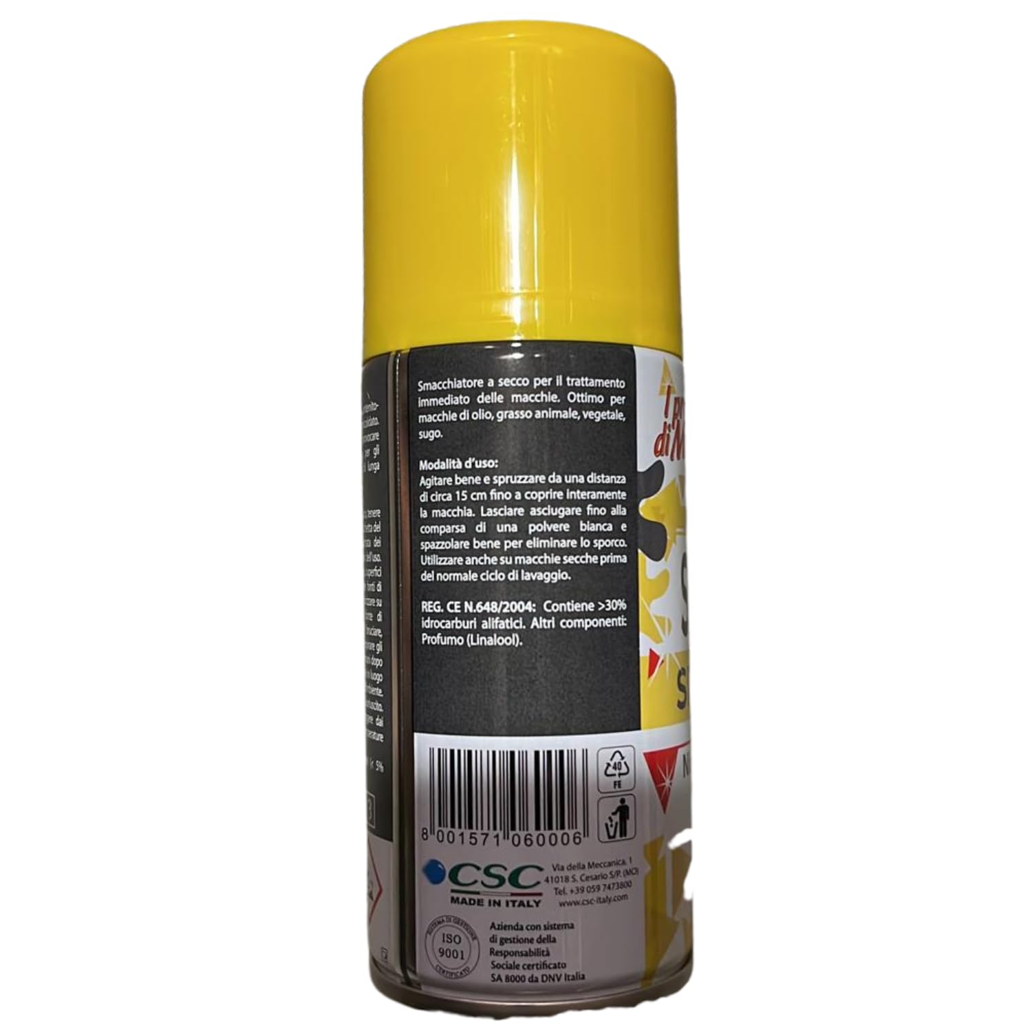 Smacchiatore Spray a Secco Multiuso – 150 gr – Rimozione Macchie Rapida su Tessuti e Tappeti kit con Spugna Brandizzata SPESA & RISPARMIO Inclusa – Variazioni 4/8/12 Pezzi (4)