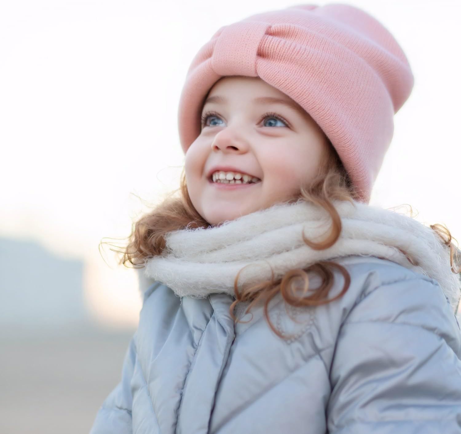 Baby Beanie Bow Hats Infant Toddler Winter Soft Knit Hat,Kids Warm Beanie for Boys Girls Children Caps - Image 7