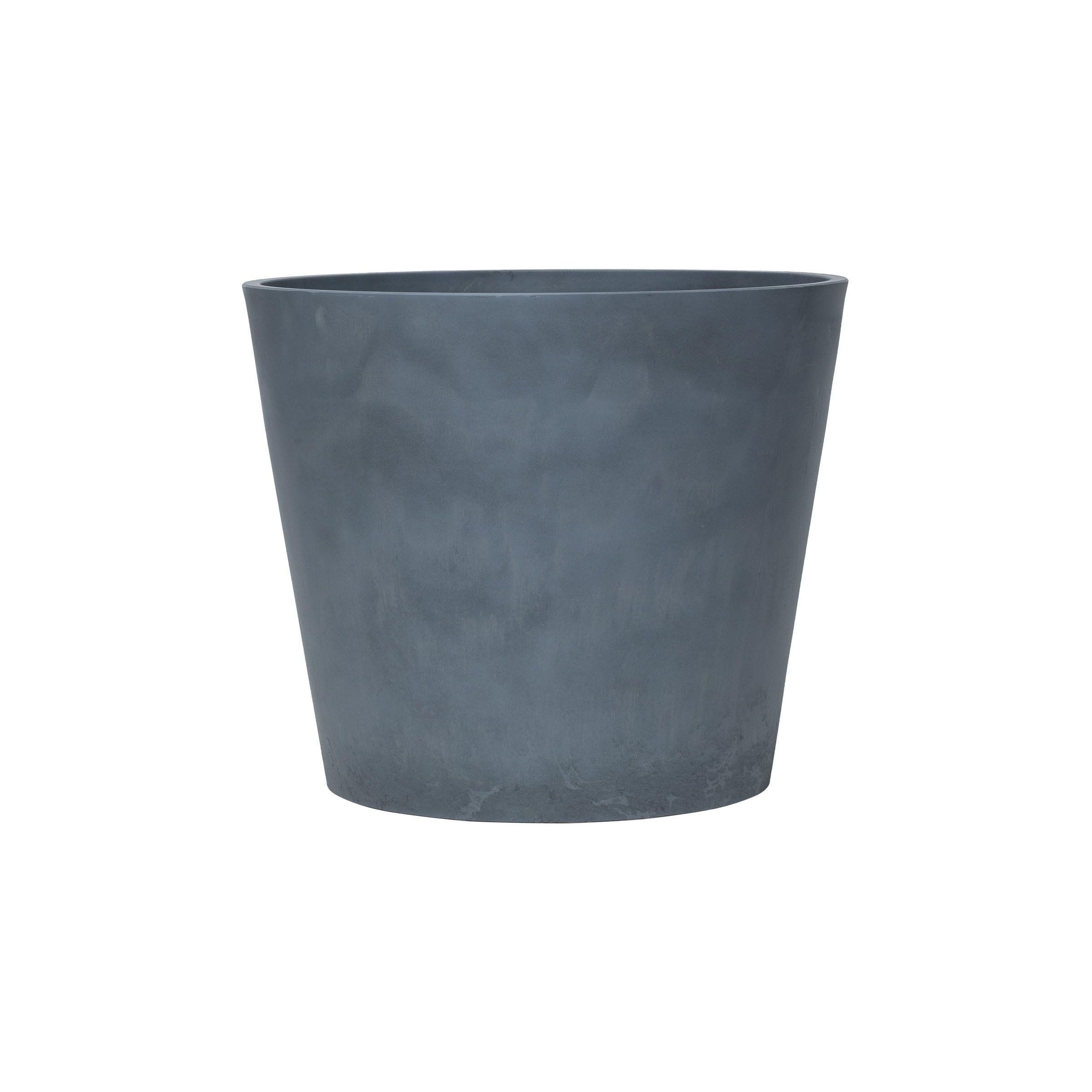 Garden Gear 30.5cm Stone Effect Planter - Dark Grey - Plastic