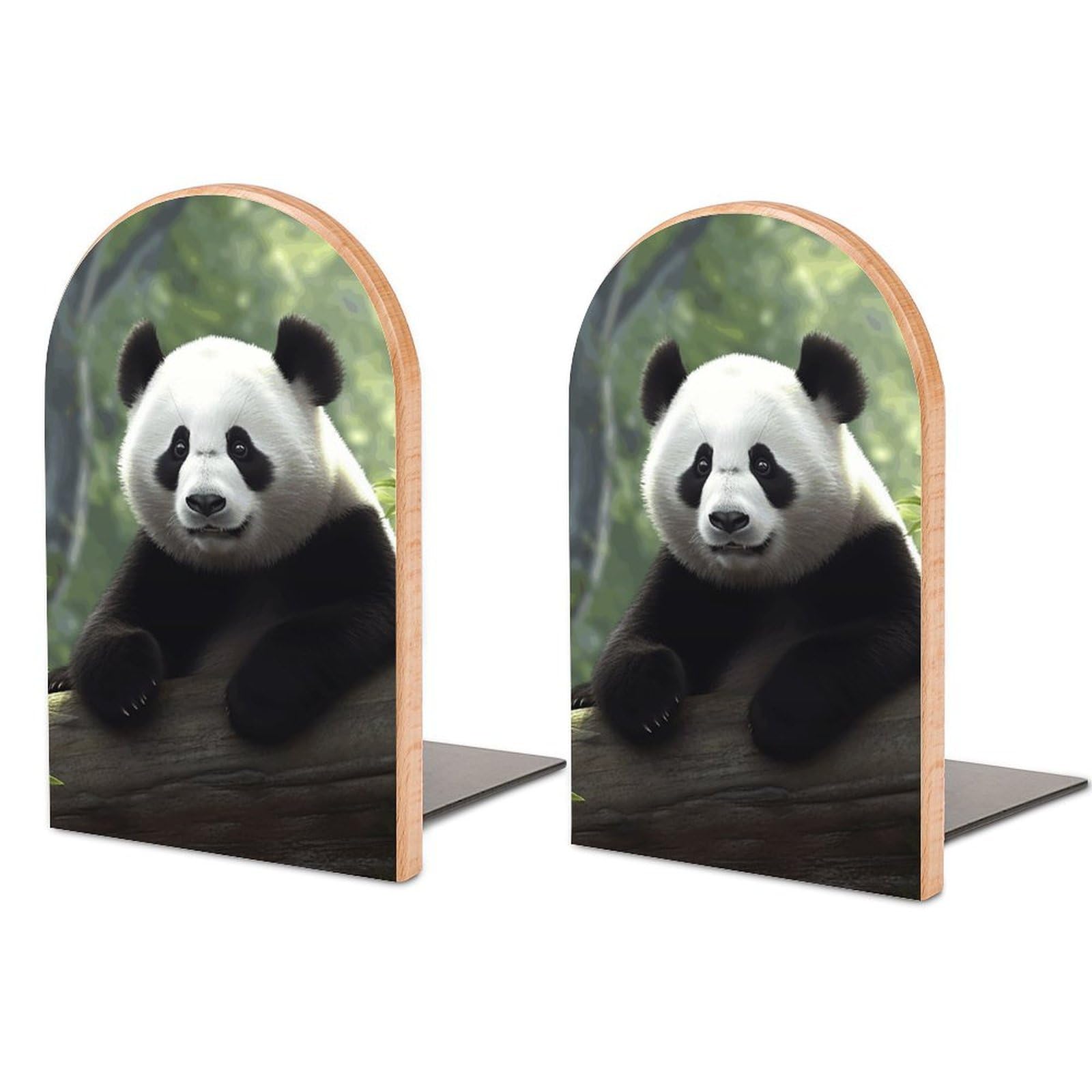 Serre-livres panda très résistant maison bureau étagère charge lourde