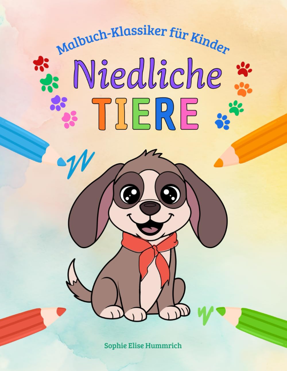 Niedliche Tiere Malbuch für Kinder: 30 liebevolle und niedliche Tiermotive zum Ausmalen für Kinder ab 4 Jahren, für zu Hause und unterwegs (Malbuch-Klassiker für Kinder)