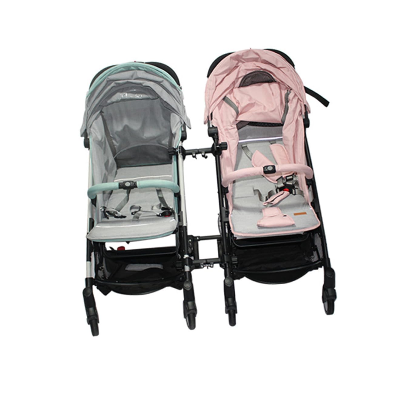 Abaodam 3Pcs Dual Stroller Connector Lightweight Durable Pram Connectors for Easy Transition to Twin Strollers for Families with Two Outdoor Use