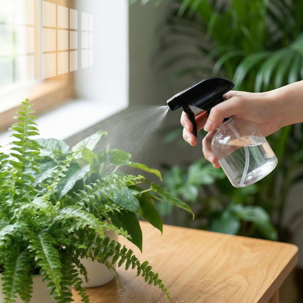 Têtes de Pulvérisation de Rechange,4 Pcs Buses pour Pulvérisateur à Gâchette,Buse de déclenchement de Rechange pour Bouteilles Adaptables aux Bouteilles Usage Jardin,Nettoyage,Cuisine