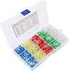 GTIWUNG 500Pcs 5mm Led Diodes, Light Emitting Diode, Diodes Resistor Kit, Diffused 2pin Round Head Light Emitting Diodes Assorted Color WhiteRedYellowGreenBlue Kit Box