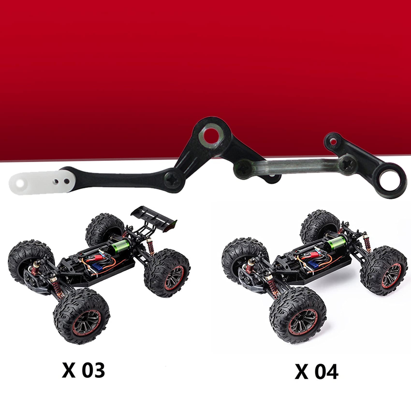 Ensemble Direction Pour XLF X03 X04 1/10 RC – Pièces De Rechange En Plastique, Accessoires De Voiture Brushless