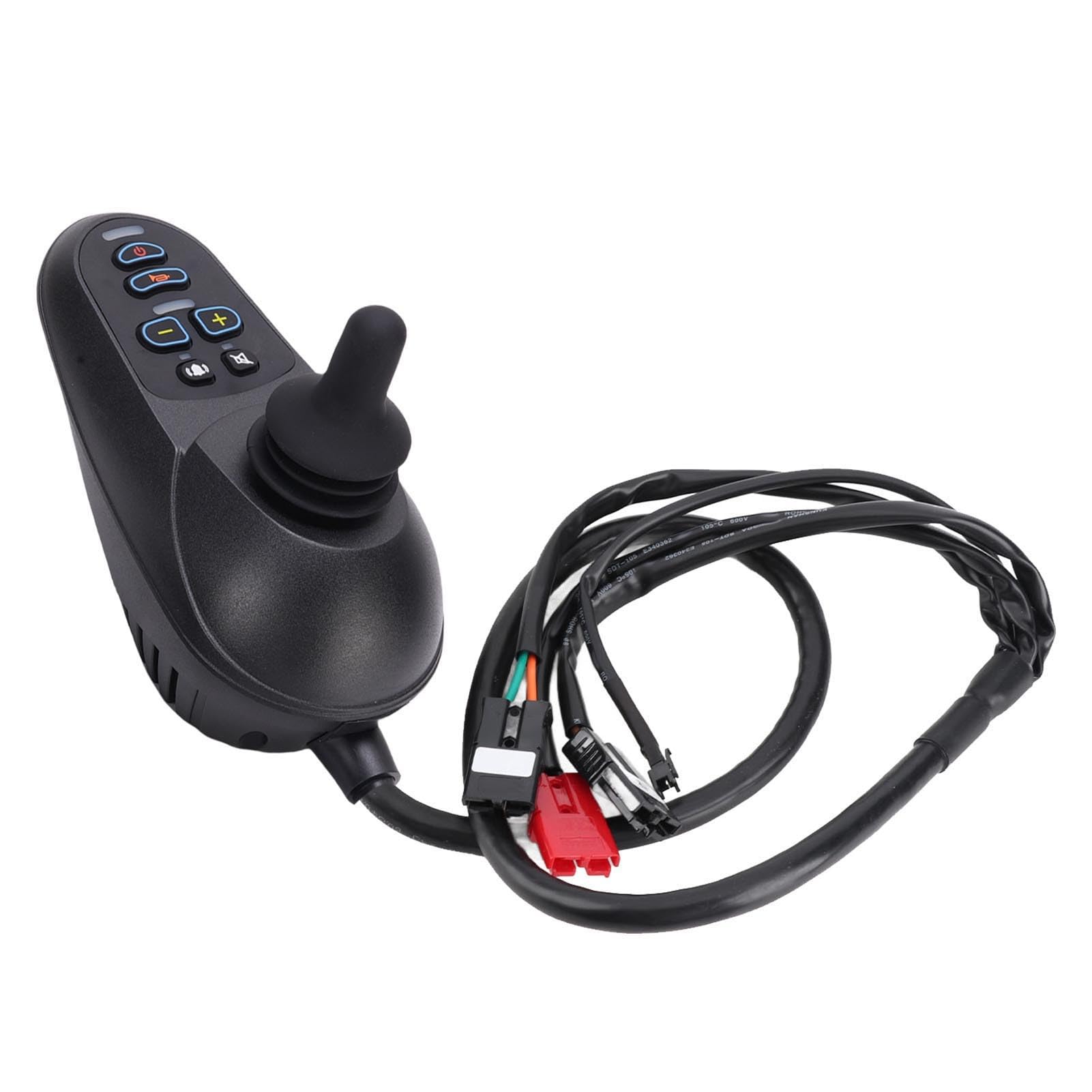 Controlador de Joystick para Silla de Ruedas Eléctrica 24V DC con Freno Antibloqueo Electrónico y Retención en Rampa para Reemplazo de Controlador de Movilidad