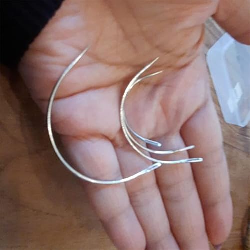 Miniatura 4 de ShanLily Agujas de coser curvadas de cuero tipo C agujas para alfombras de cuero de lona de reparación de manualidades de tejido