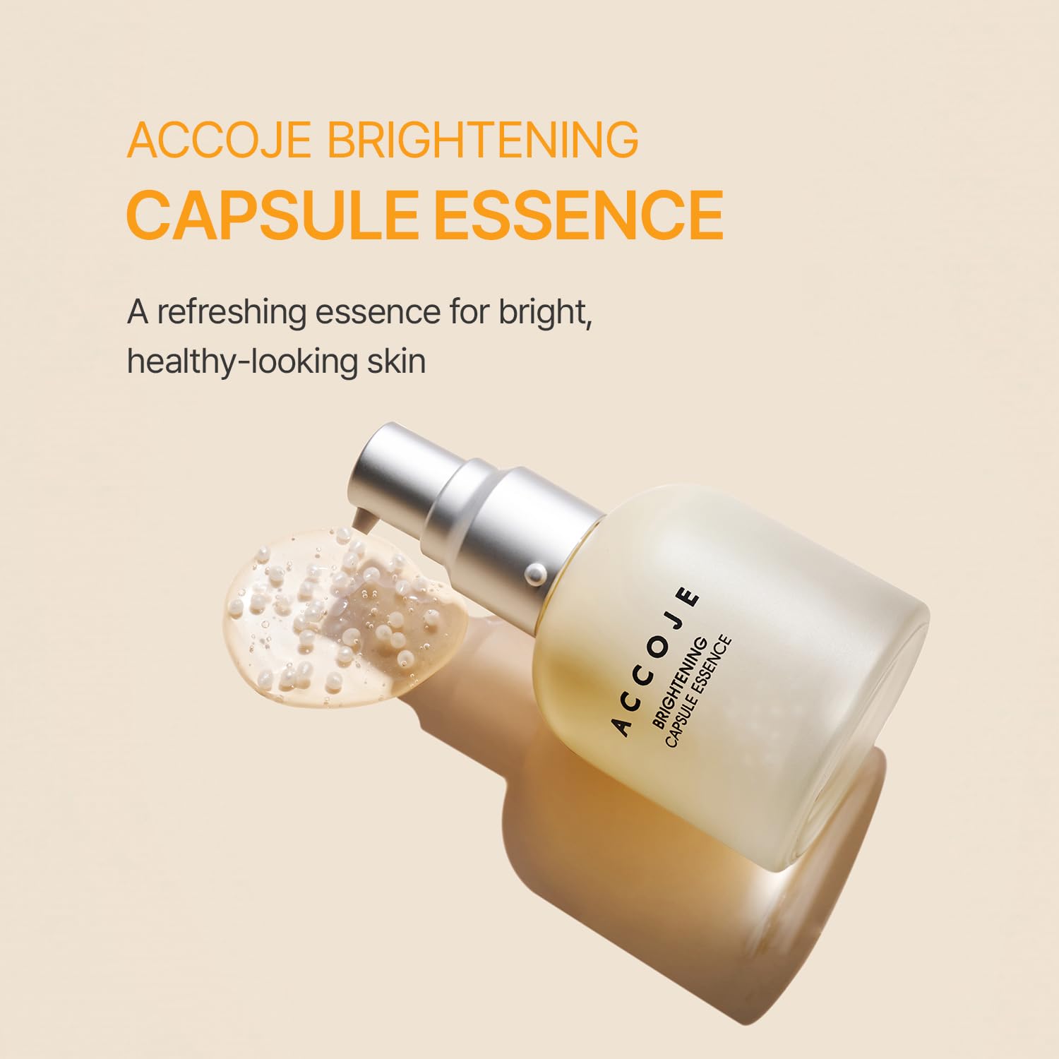 ACCOJE Brightening Capsule Essence 50 ml / 1.69 fl oz – Lightweight K-Beauty Essence with Korean Jeju Botanicals for Radiant, Even-Looking Skin - Image 2