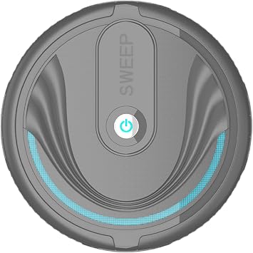 Robot Vacuum Cleaner, Robot Vacuum Cleaner, Personalized Cleaning Recommendations, Strong Suction, Slim, Low Noise, Automatic Self-Charging, Good for Pet Hair, Carpets, Hard Floors Black