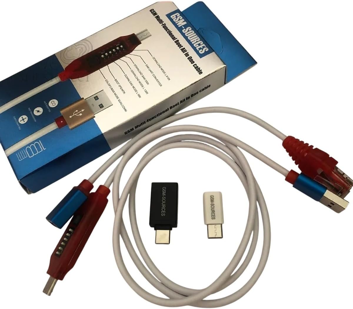 Multi Function Boot All One Cable (Easy Switching) Micro USpB RJ45 All One Multi Function Boot Cable Edl Cable New 2026 High for Reliable Electronic Component, Precision, Stable Performance