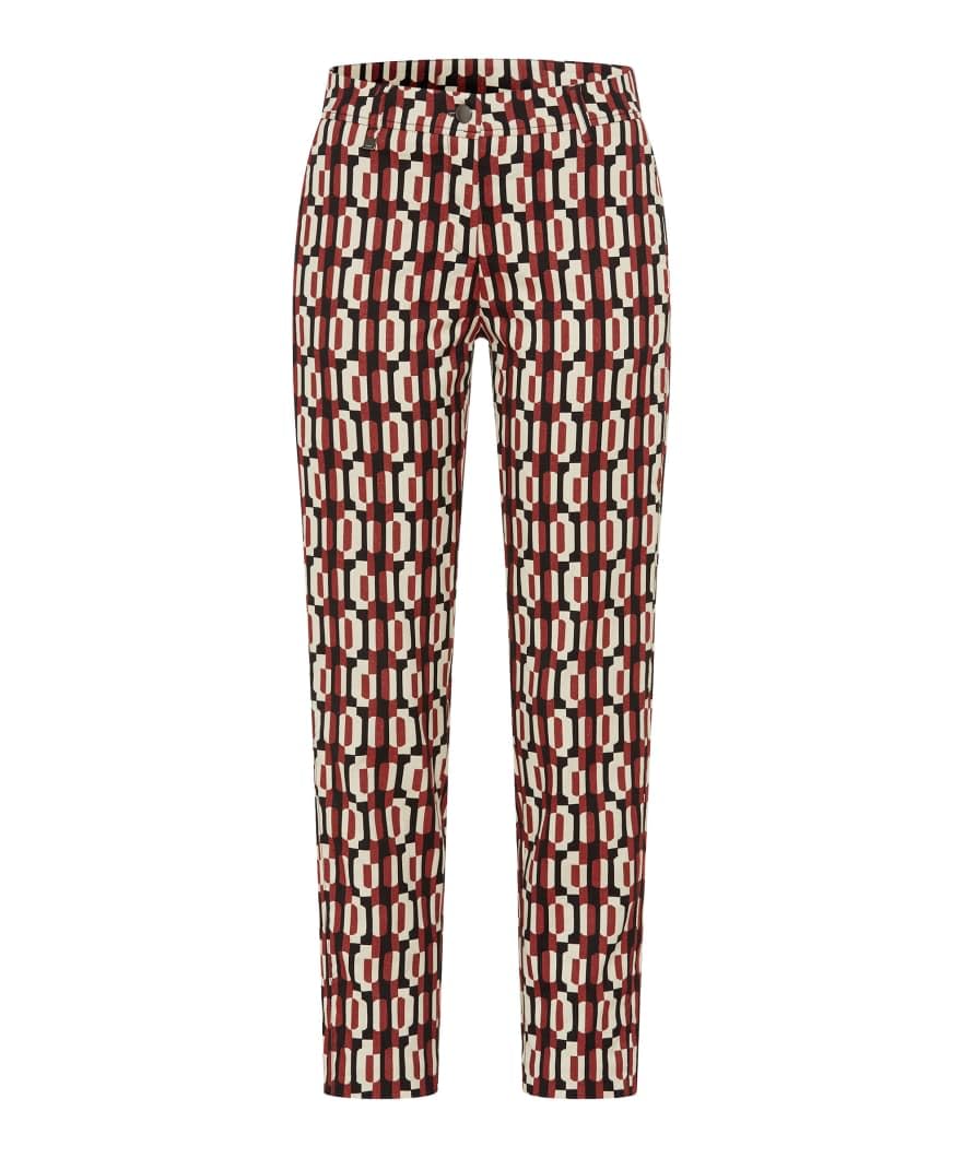 BRAX Damen Style Maron S Jacquard Hose
