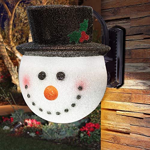 FUNPENY 2 Stück Schneemann Weihnachten Veranda Licht Abdeckungen 30,5 cm Weihnachten Outdoor Dekoration Urlaub Licht… – Bild 7