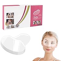 Vista 1 de EBANKU 100 piezas de visera de ducha, protector de ojos, protector de ojos transparente, protector de ojos para maquillaje, cejas, para ducha, corte