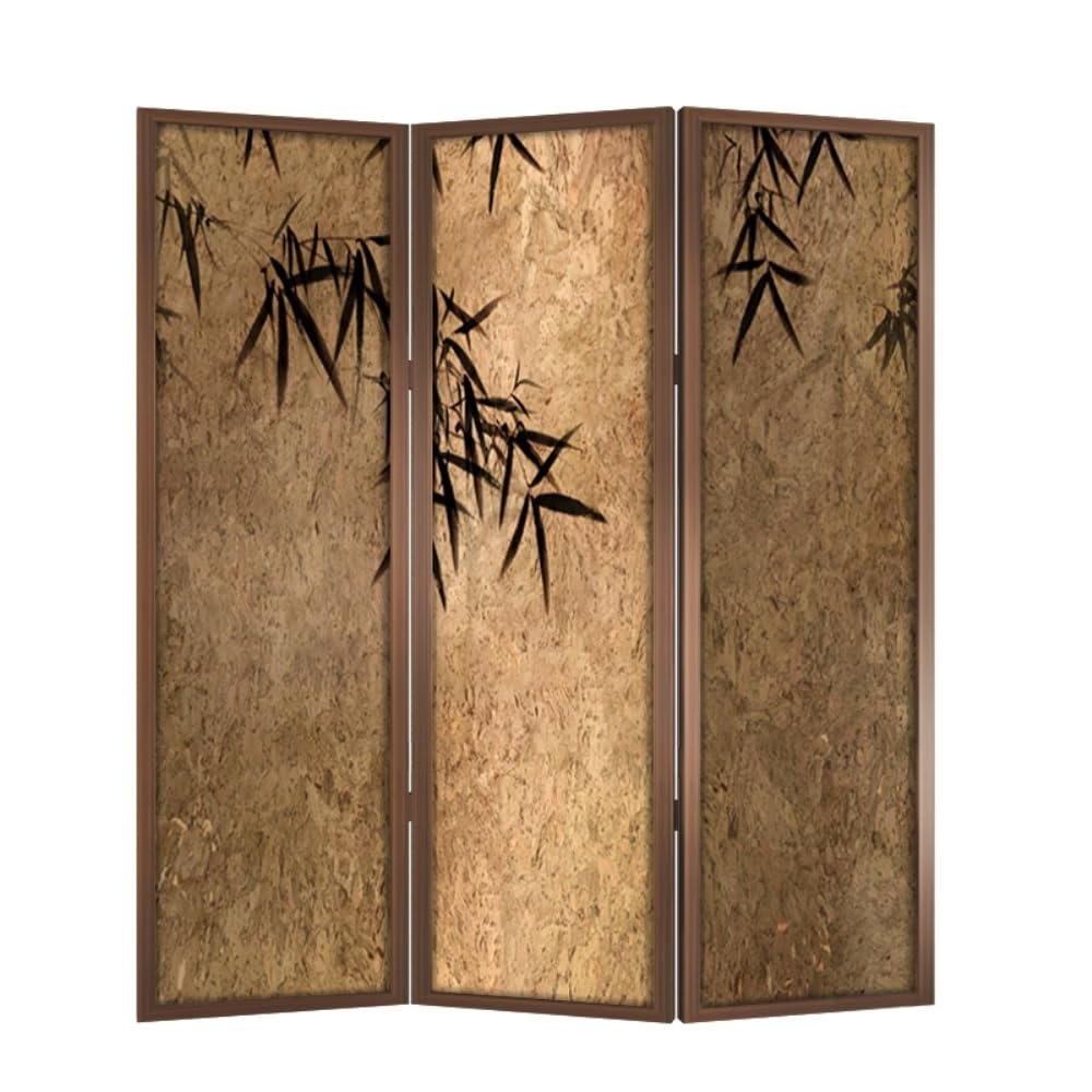 Privacy Screen Home Chinese Retro Folding Screen Partition Living Room Entrance Tea Background Room Divider