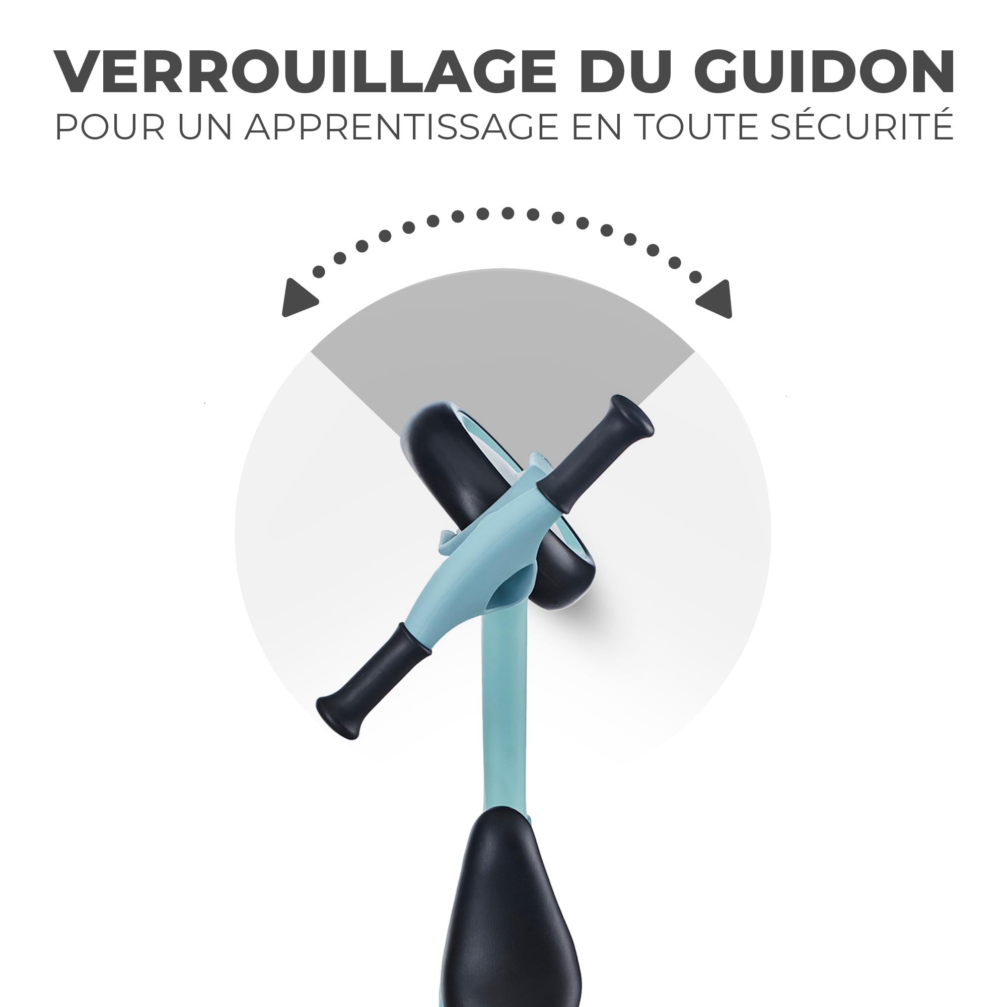 Kinderkraft Tove Draisienne en Métal, Vélo sans Pédale, 1,5 an à 25 kg, Selle réglable, Menthe