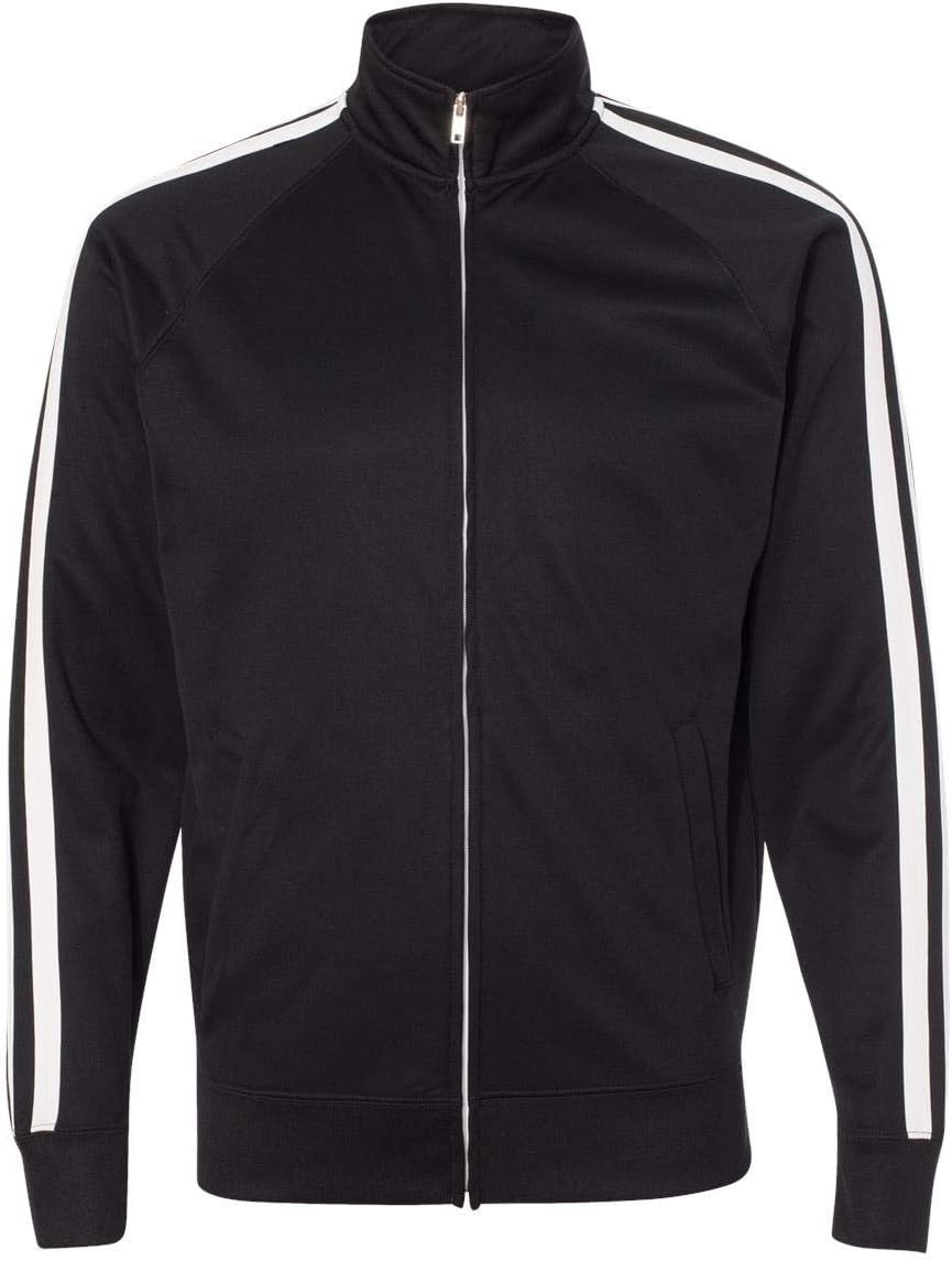 Independent Trading Co. - Lightweight Poly-Tech Full-Zip Track Jacket - EXP70PTZ - 2XL - Black