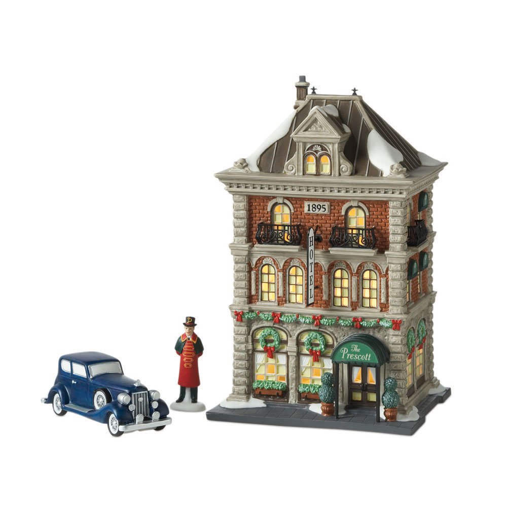 Amazon.com: Department 56 Christmas in the City Prescott Hotel Lit