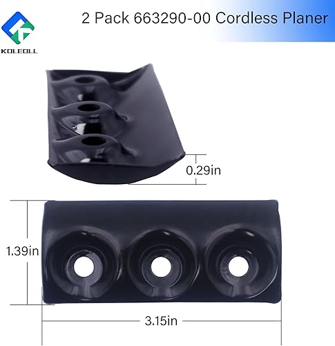 Miniatura 2 de Paquete de 2 abrazaderas inalámbricas 663290-00 compatibles con sierras circulares Dewalt D26676 D2677K DCP580B D26676-BR cepilladoras manuales