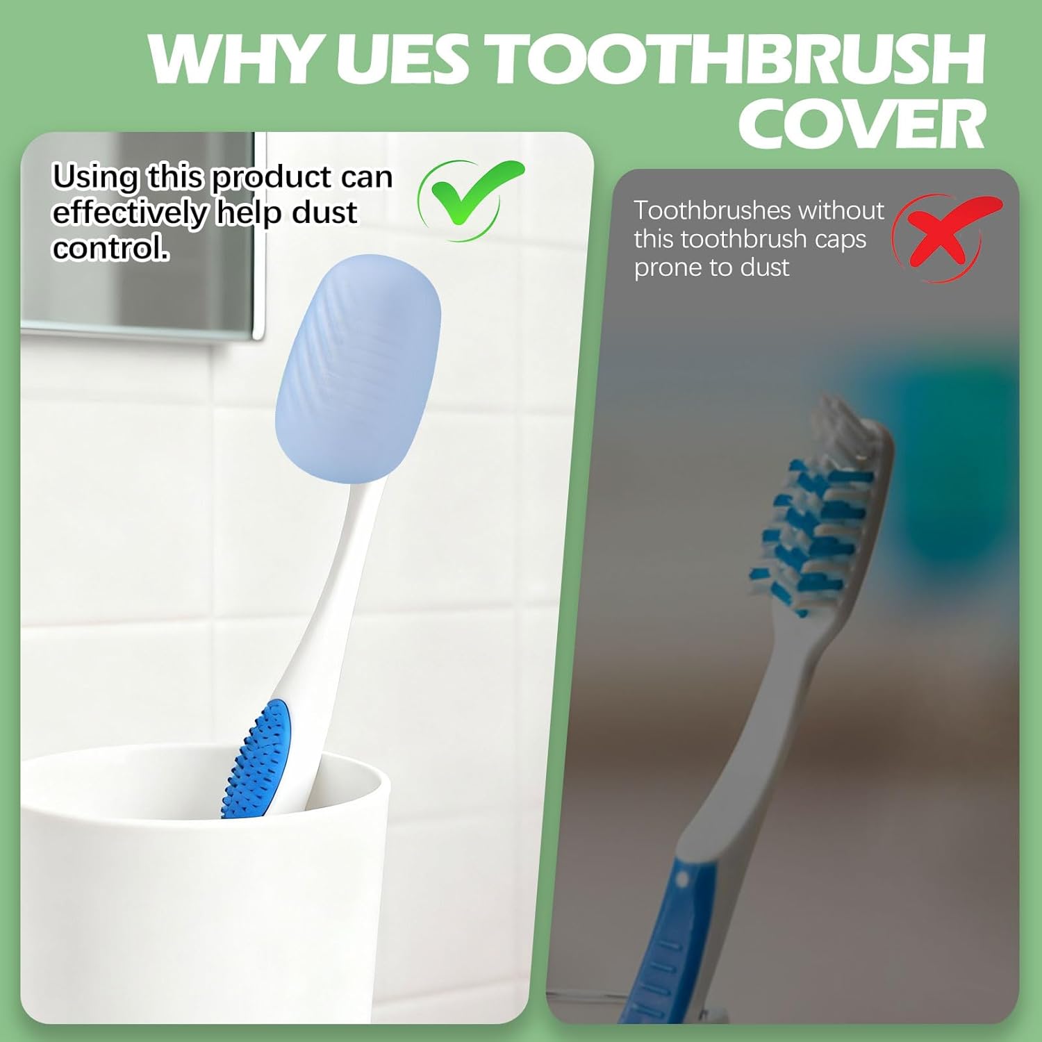 Toothbrush Covers, Tooth Brush Cover for Electric & Regular